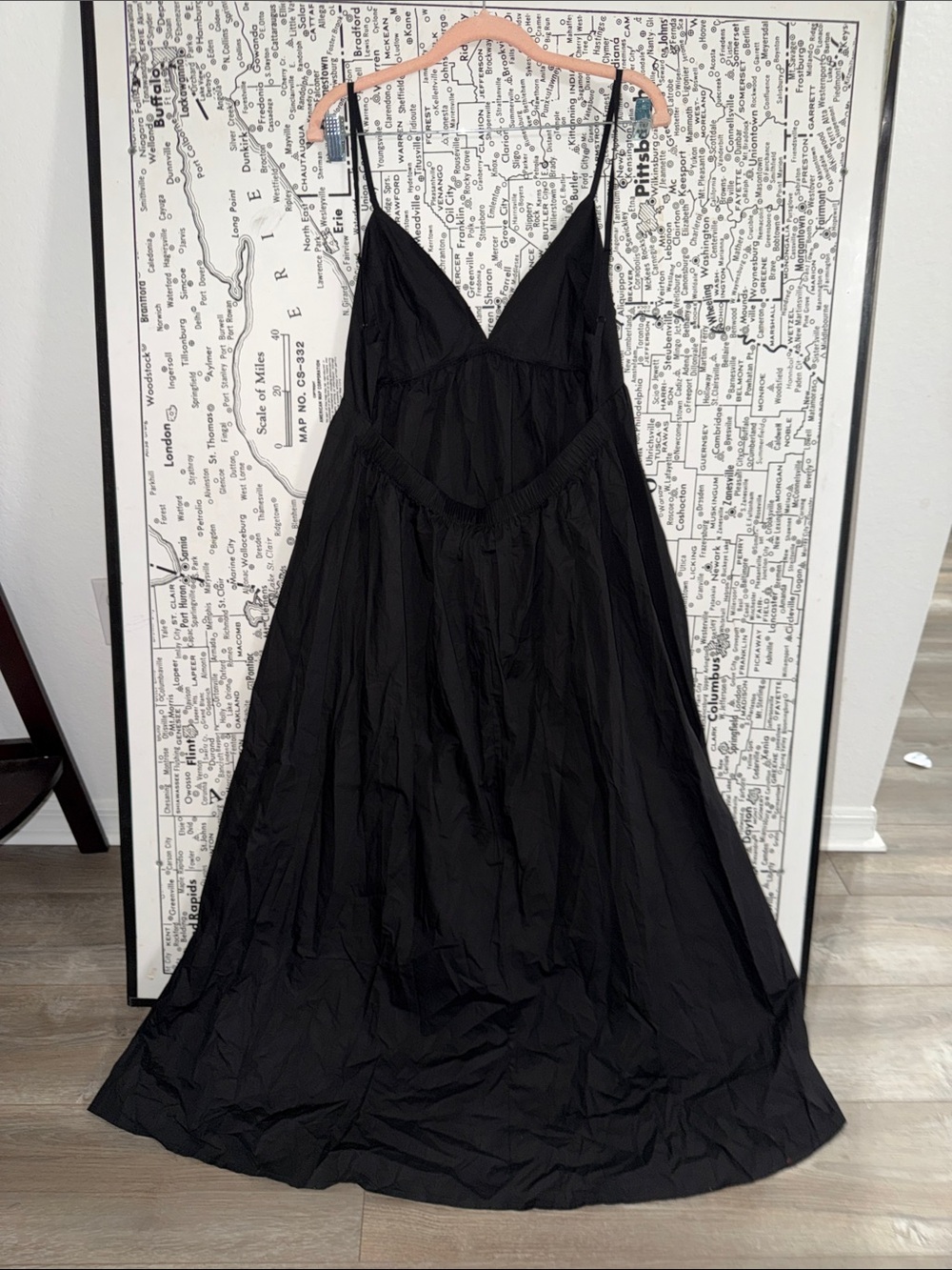Commense Black Backless Tiered Maxi Dress - Picture 5 of 6